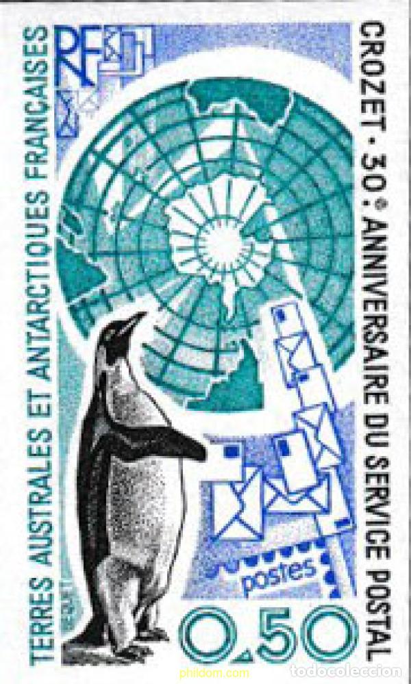 Sellos: 605290 MNH ANTARTIDA FRANCESA 1991 30 ANIVERSARIO DEL SERVICIO POSTAL EN CROZET