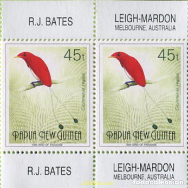 Sellos: 3402 MNH PAPUA NUEVA GUINEA 1992 AVES DEL PARAISO
