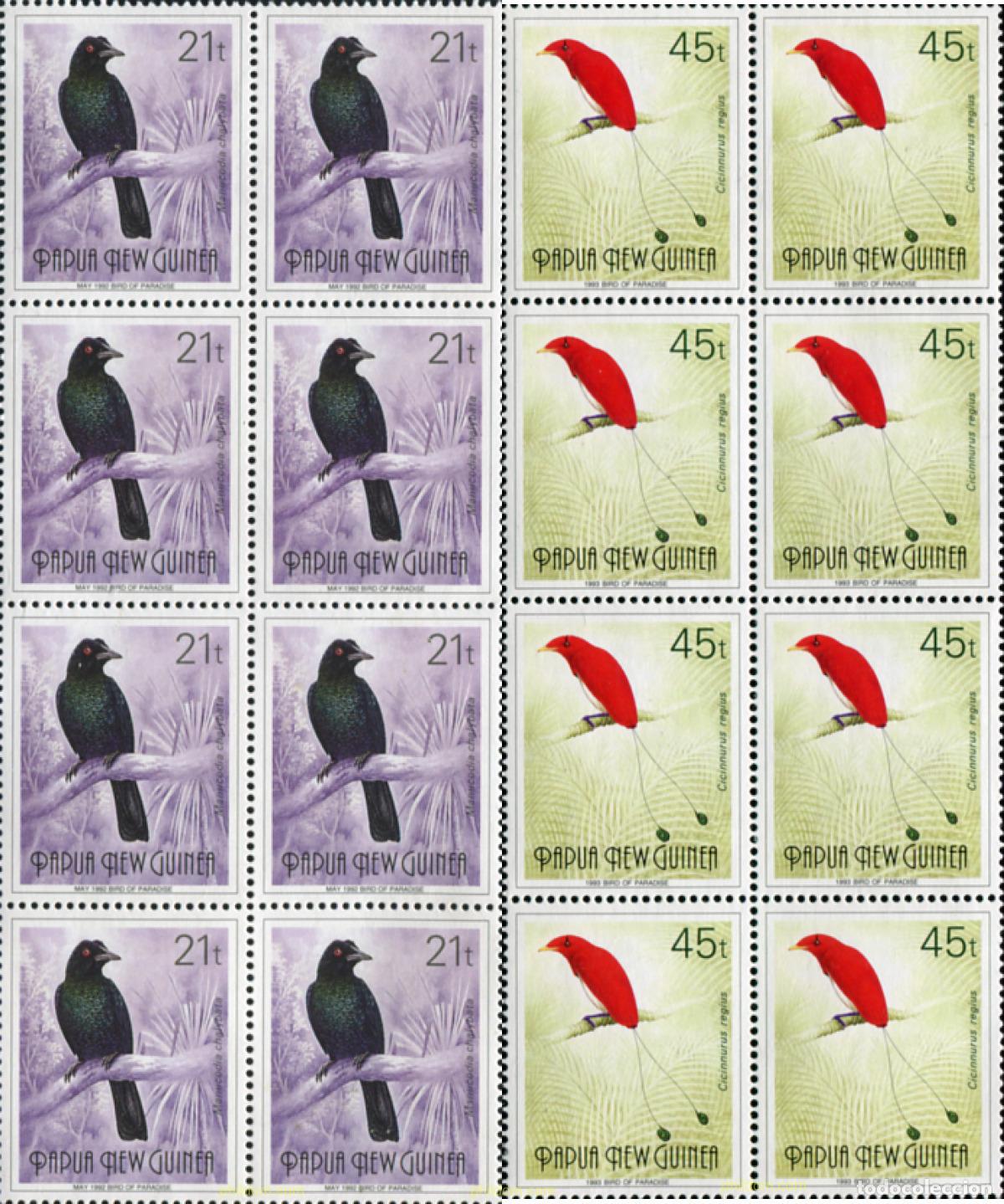 Sellos: 350219 MNH PAPUA NUEVA GUINEA 1992 AVES DEL PARAISO