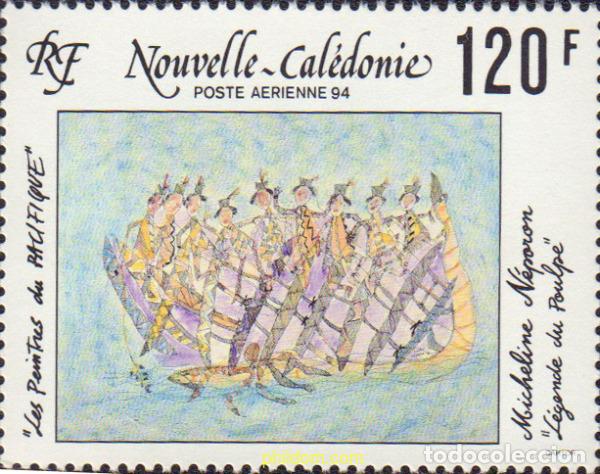 Sellos: 44567 MNH NUEVA CALEDONIA 1994 PINTURA