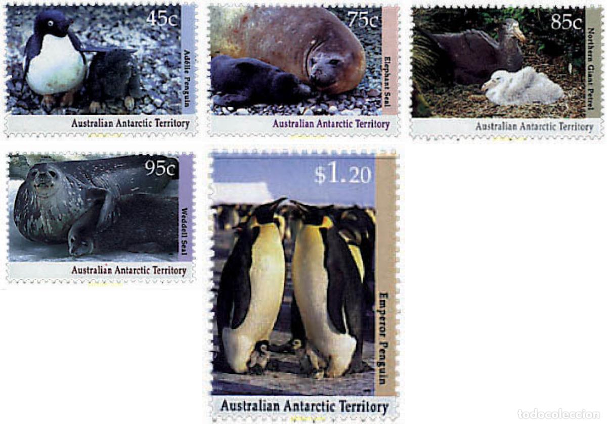 Sellos: 32782 MNH ANTARTIDA AUSTRALIANA 1992 FAUNA ANTARTICA