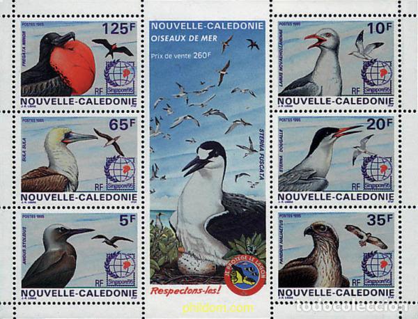 Sellos: 44581 MNH NUEVA CALEDONIA 1995 SINGAPORE 95. EXPOSICION FILATELICA INTERNACIONAL