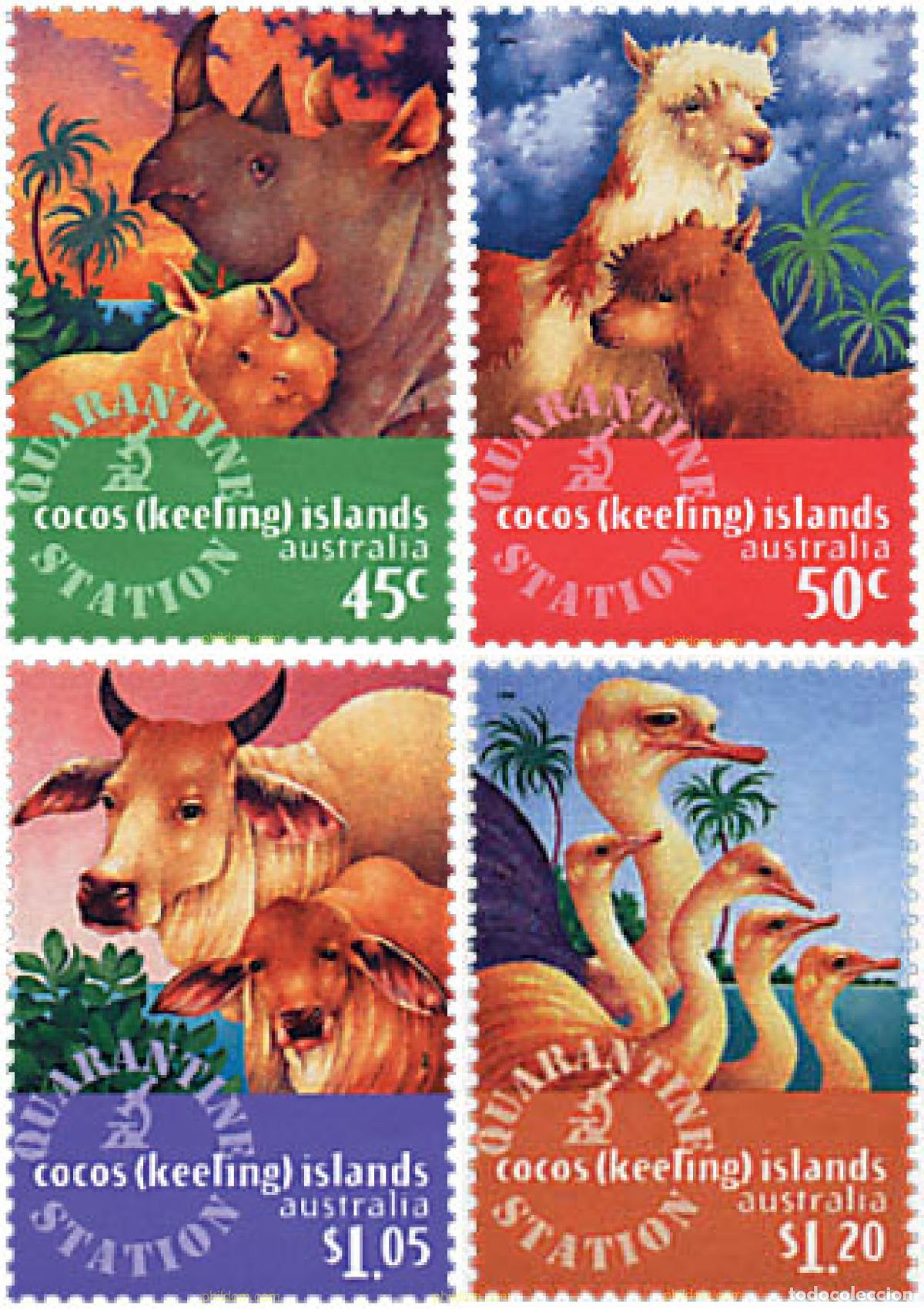 Sellos: 44270 MNH COCOS Islas 1996 ESTACION DE CUARENTENA