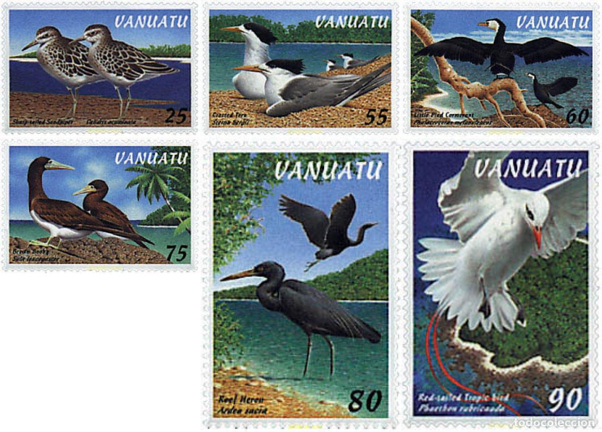 Sellos: 32939 MNH VANUATU 1997 AVES ACUATICAS