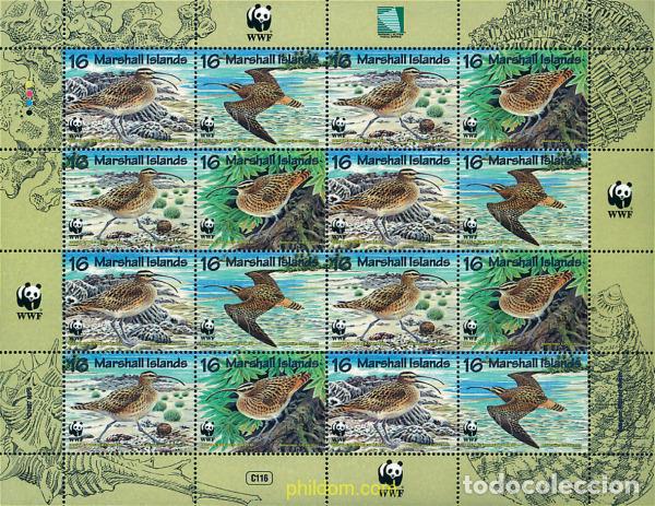 Sellos: 12676 MNH MARSHALL Islas 1997 ZARAPITO DEL PACIFICO