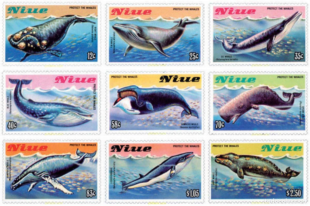 Sellos: 56439 MNH NIUE 1983 CAMPA&Ntilde;A INTERNACIONAL PARA LA PROTECCION DE LAS BALLENAS
