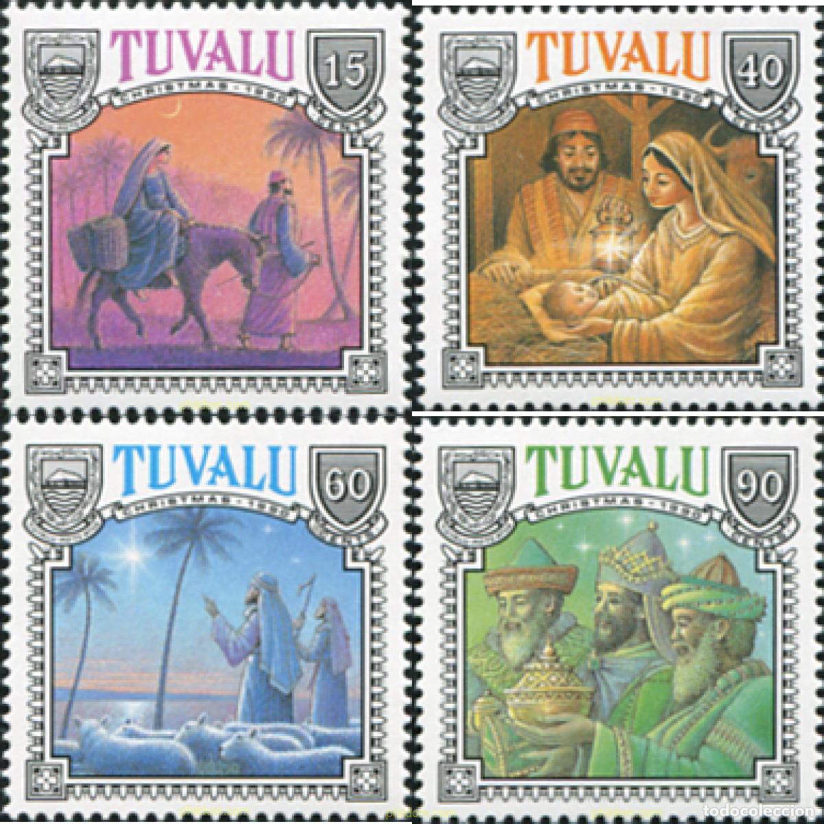 Sellos: 49737 MNH TUVALU 1990 NAVIDAD