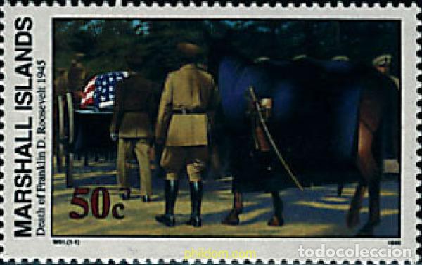 Sellos: 44327 MNH MARSHALL Islas 1995 ANIVERSARIO DE LA SEGUNDA GUERRA MUNDIAL
