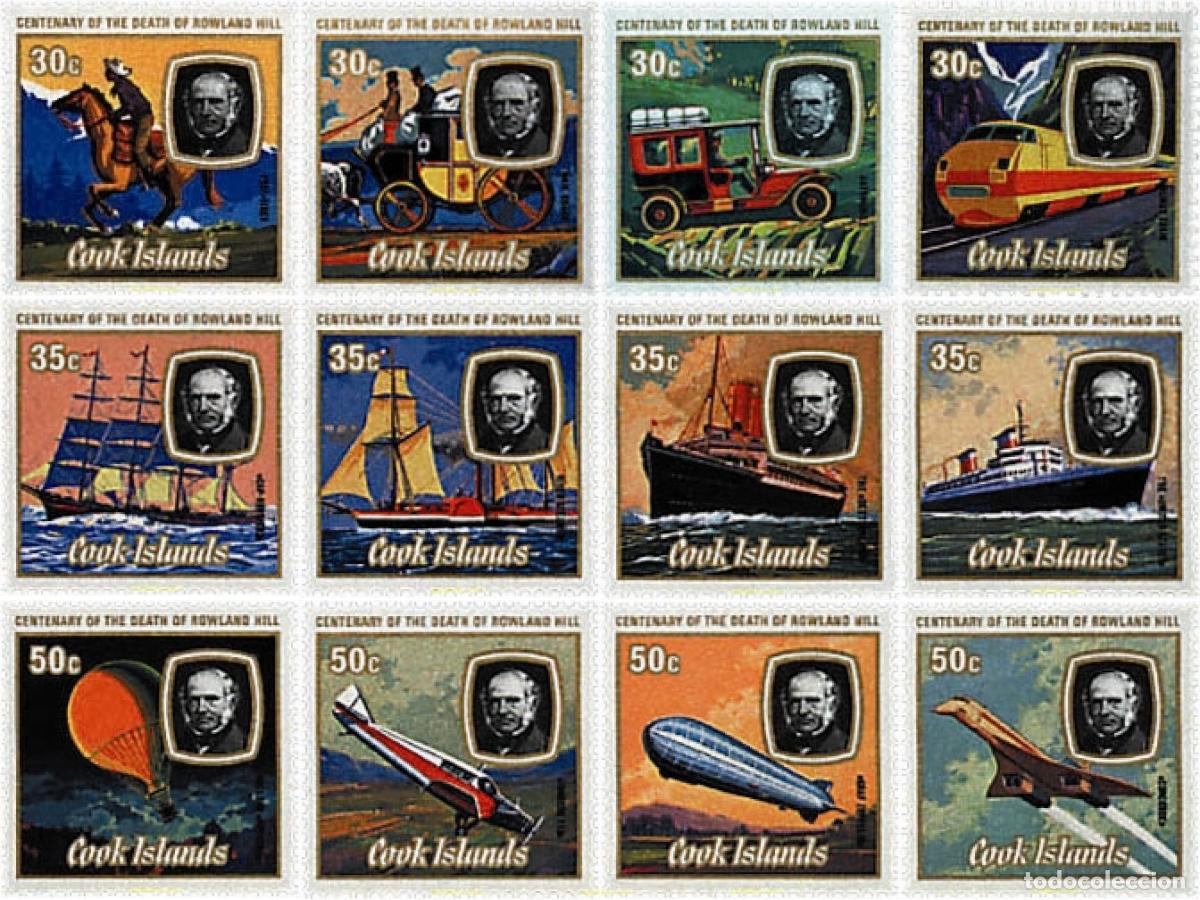 Sellos: 65618 MNH COOK Islas 1979 CENTENARIO DE LA MUERTE DE SIR ROWLAND HILL