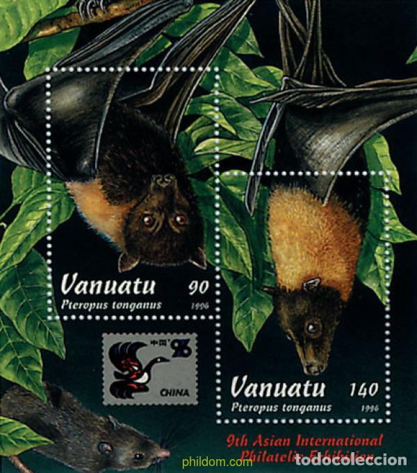 Sellos: 45838 MNH VANUATU 1996 MURCIELAGOS
