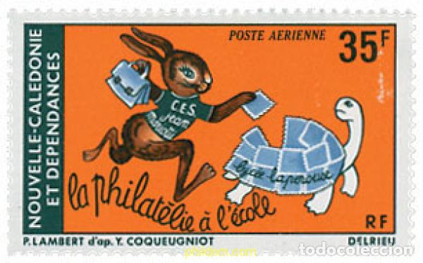 Sellos: 44478 MNH NUEVA CALEDONIA 1978 LA FILATELIA EN LA ESCUELA
