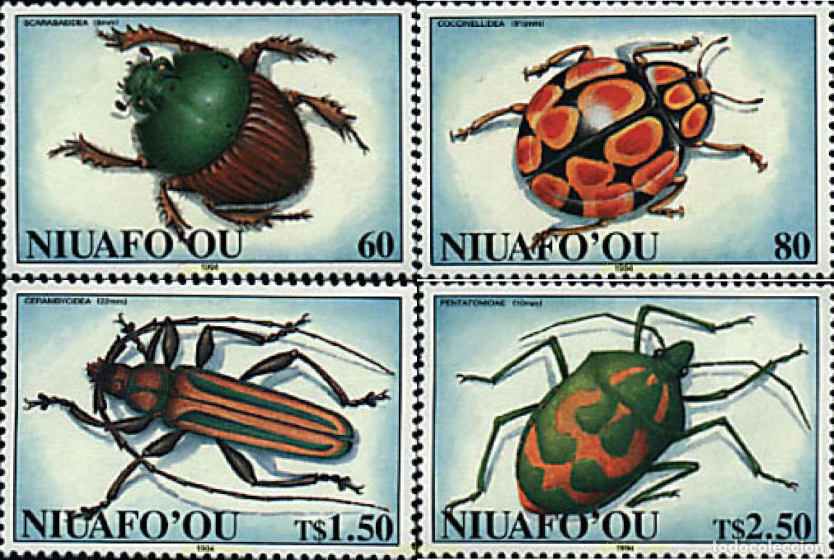 Sellos: 44781 MNH NIUAFO OU 1994 INSECTOS