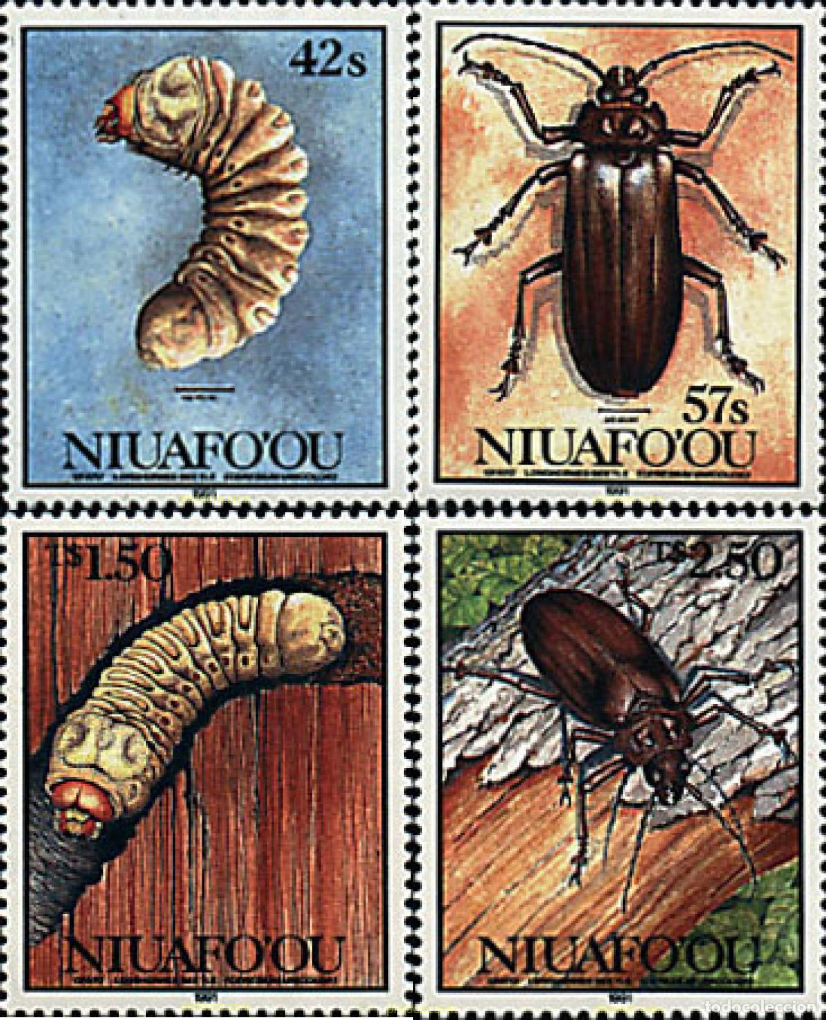 Sellos: 44772 MNH NIUAFO OU 1991 INSECTOS
