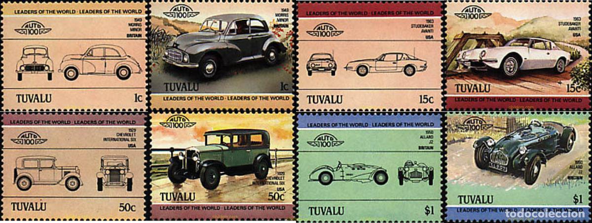 Sellos: 47469 MNH TUVALU 1984 AUTOMOVILES