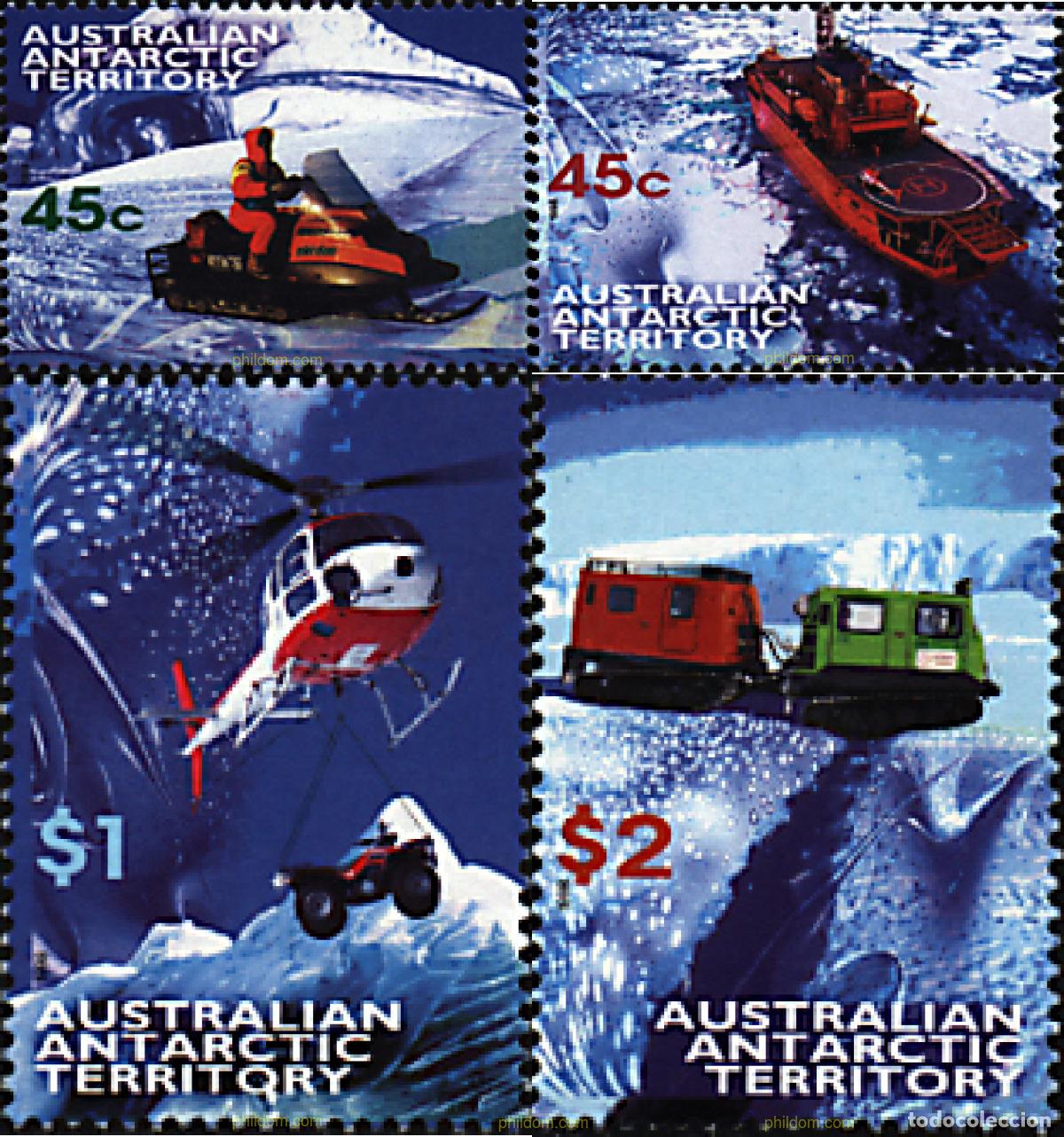 Sellos: 39258 MNH ANTARTIDA AUSTRALIANA 1998 MEDIOS DE TRANSPORTE