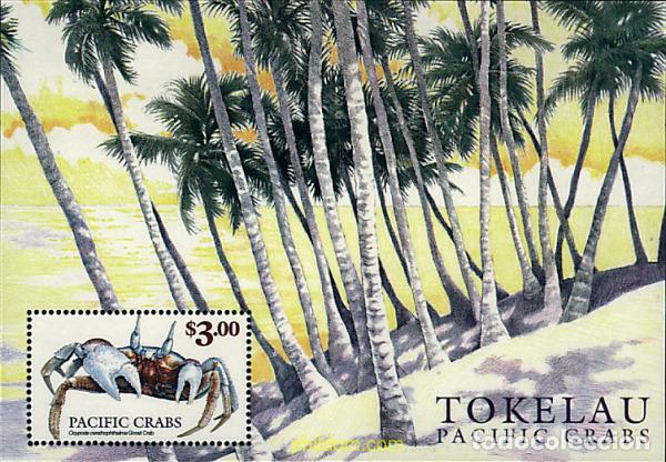 Sellos: 42701 MNH TOKELAU 1999 CANGREJOS DEL PACIFICO