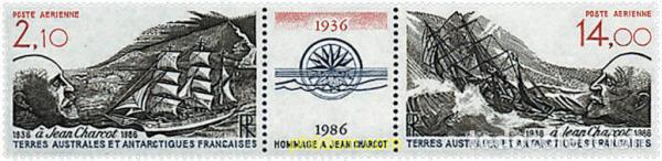 Sellos: 6529 MNH ANTARTIDA FRANCESA 1986 HOMENAJE A JEAN CHARCOT