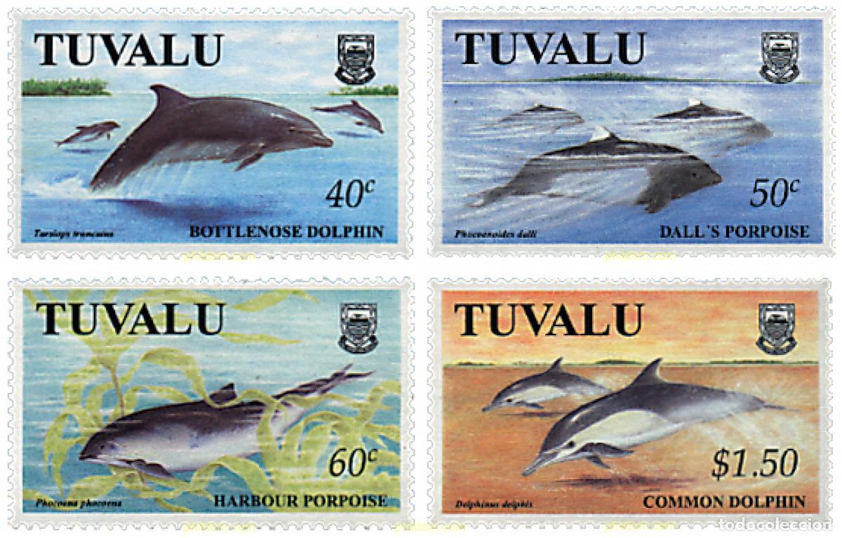 Sellos: 39553 MNH TUVALU 1998 MAMIFEROS MARINOS