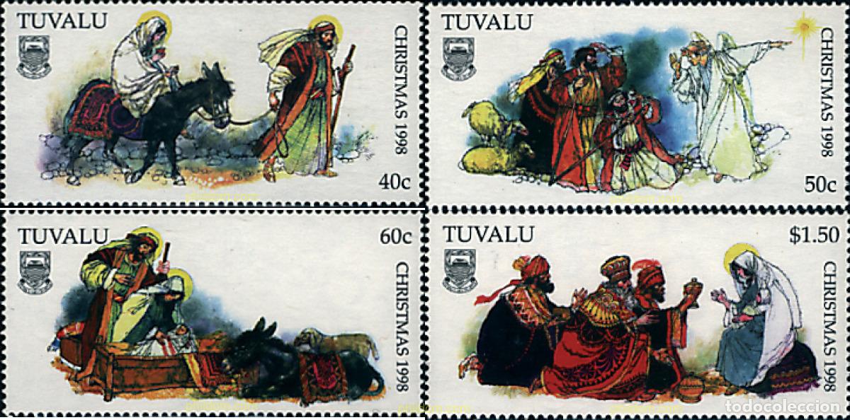 Sellos: 39549 MNH TUVALU 1998 NAVIDAD