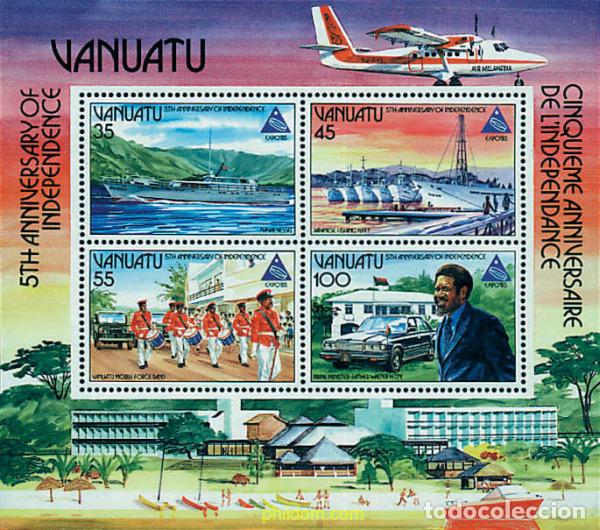 Sellos: 42729 MNH VANUATU 1985 5 ANIVERSARIO DE LA INDEPENDENCIA