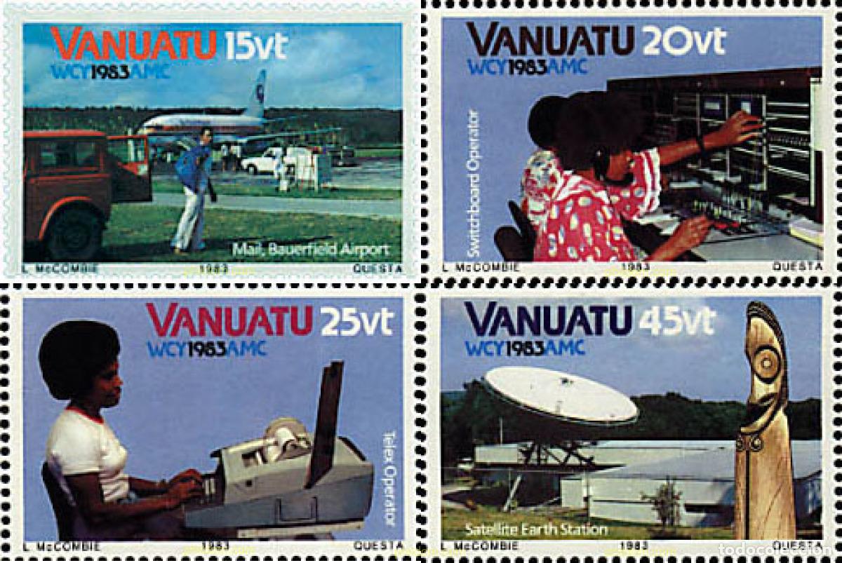 Sellos: 49151 MNH VANUATU 1983 A&Ntilde;O MUNDIAL DE LAS COMUNICACIONES
