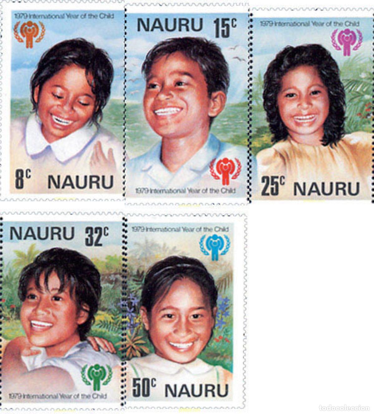 Sellos: 42802 MNH NAURU 1979 A&Ntilde;O INTERNACIONAL DEL NI&Ntilde;O