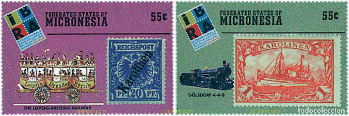 Sellos: 61125 MNH MICRONESIA 1999 IBRA 99. EXPOSICION FILATELICA INTERNACIONAL