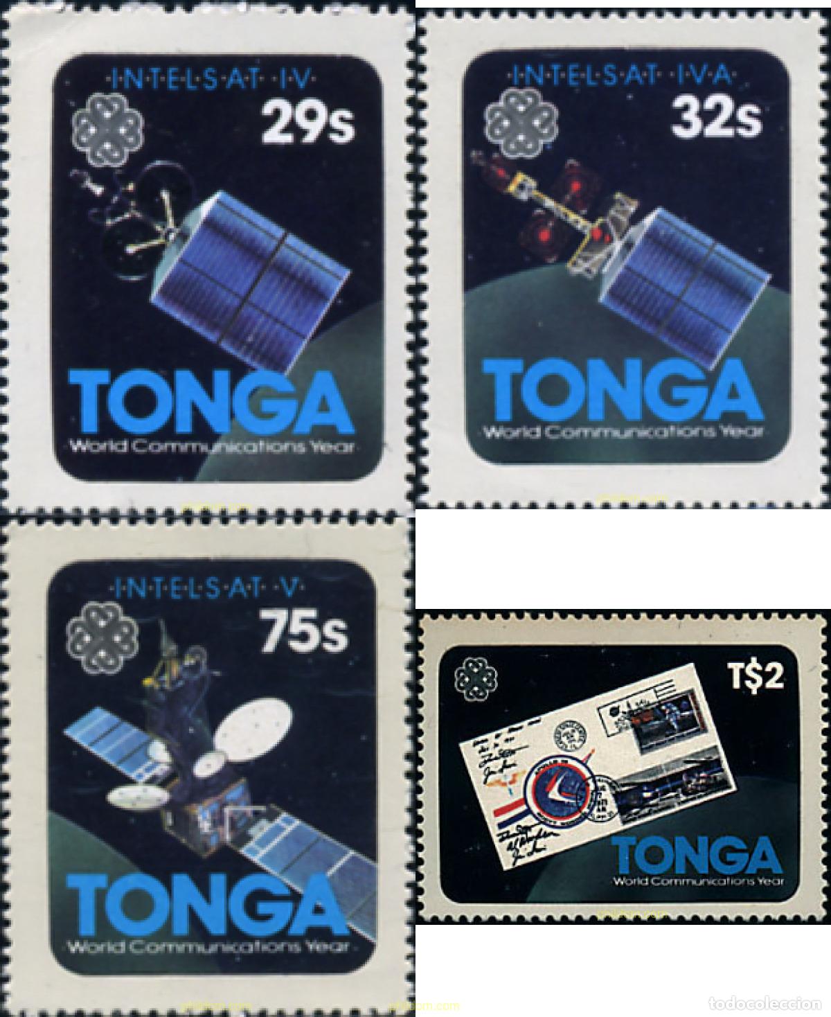 Sellos: 42402 MNH TONGA 1983 A&Ntilde;O INTERNACIONAL DE LAS COMUNICACIONES