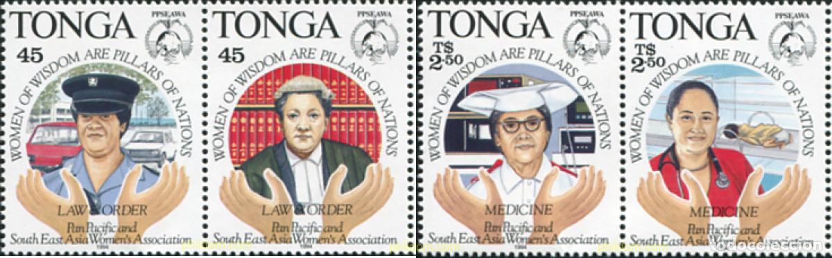 Sellos: 6643 MNH TONGA 1994 CONFERENCIA DE LA ASOCIACION DE MUJERES