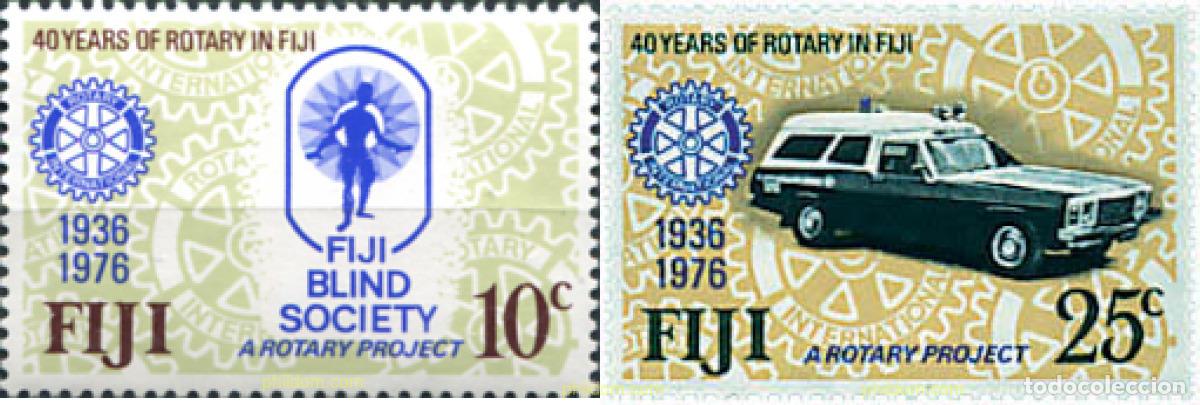 Sellos: 40937 MNH FIJI 1976 40 ANIVERSARIO DE ROTARY INTERNATIONAL