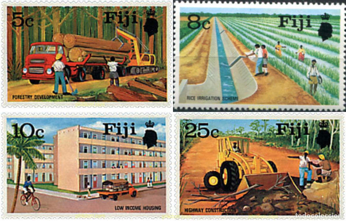 Sellos: 48547 MNH FIJI 1973 DESARROLLO