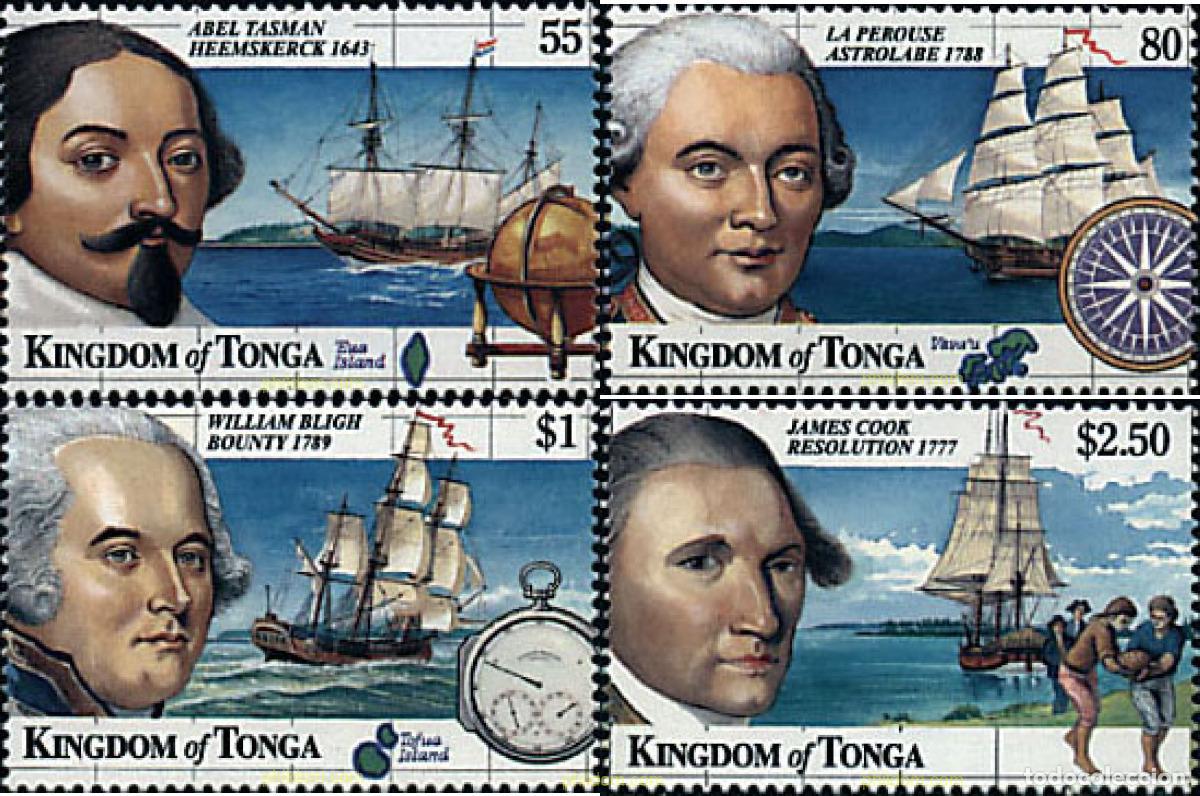 Sellos: 40965 MNH TONGA 1999 LOS PRIMEROS EXPLORADORES DE LA ISLA