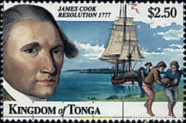 Sellos: 660614 MNH TONGA 1999 LOS PRIMEROS EXPLORADORES DE LA ISLA