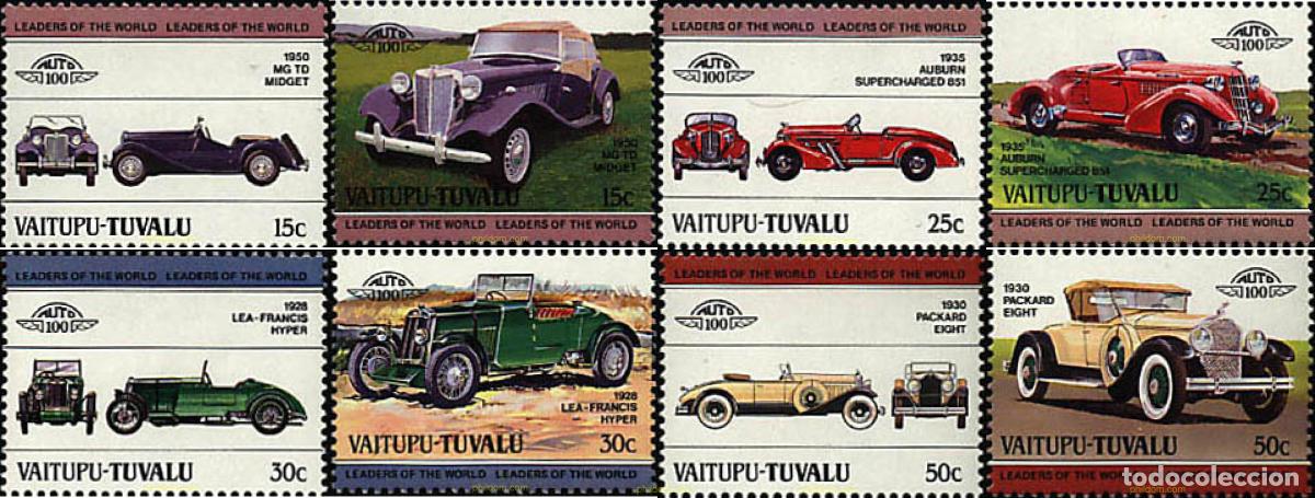 Sellos: 46312 MNH TUVALU. Vaitupu 1984 AUTOMOVILES