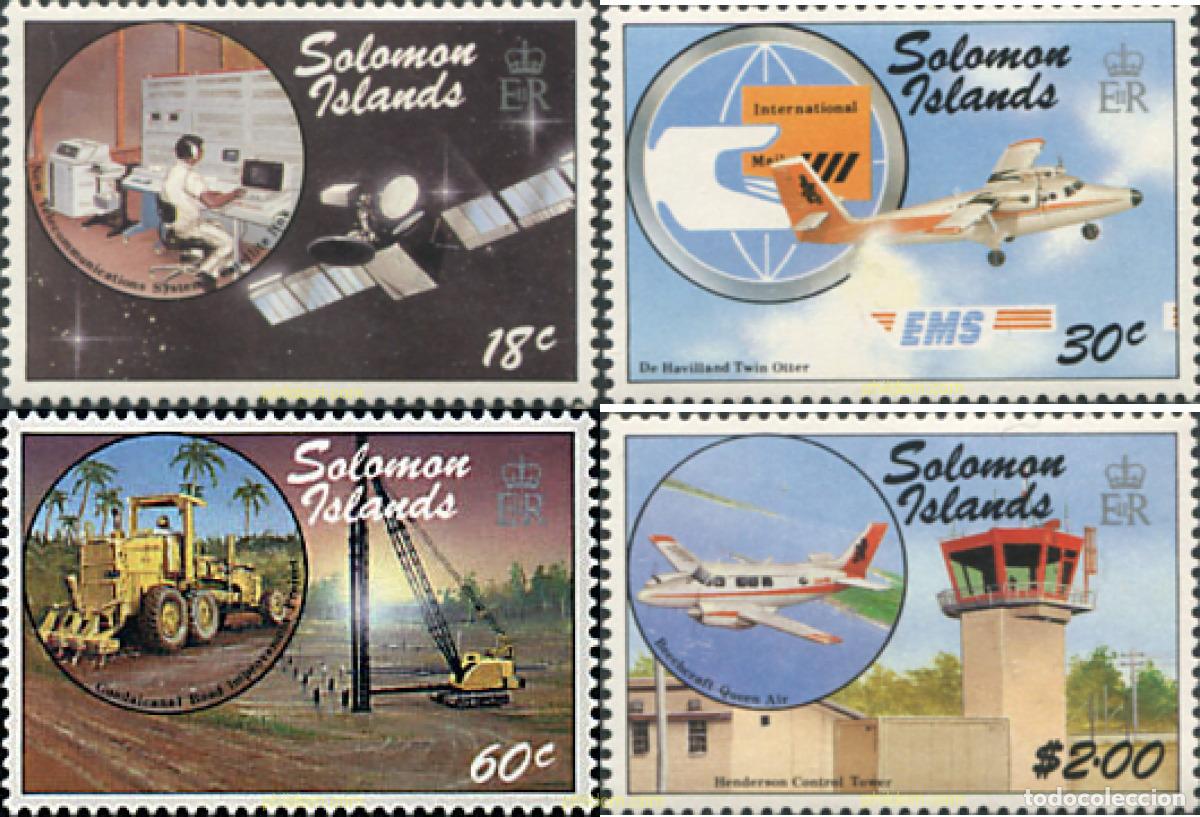 Sellos: 43859 MNH SALOMON 1987 TRANSPORTES Y TELECOMUNICACIONES