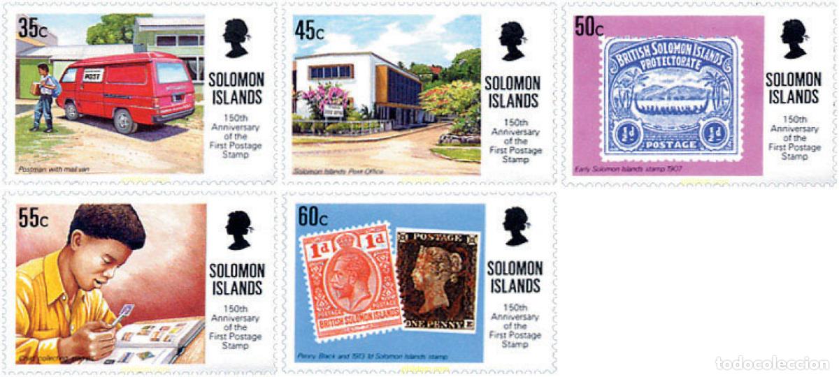 Sellos: 43860 MNH SALOMON 1990 150 ANIVERSARIO DEL SELLO