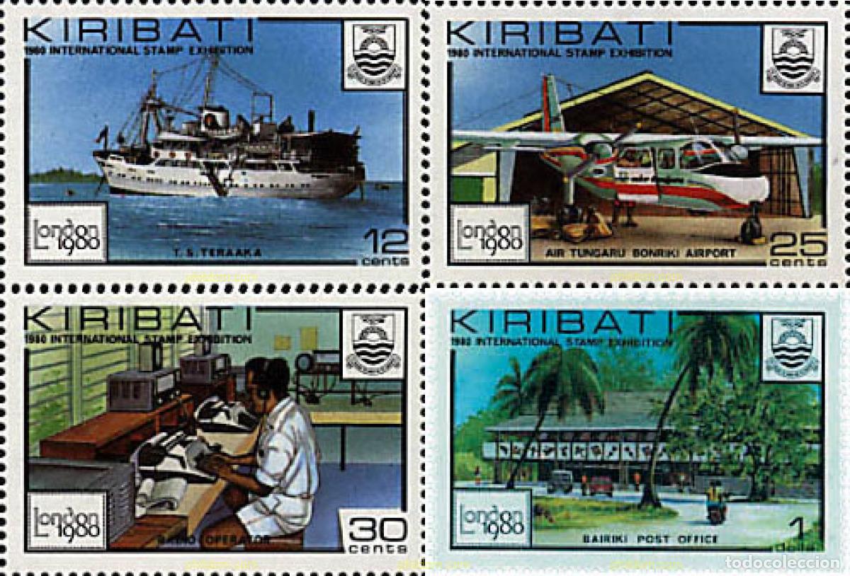 Sellos: 44182 MNH KIRIBATI 1980 LONDON 80. EXPOSICION FILATELICA INTERNACIONAL