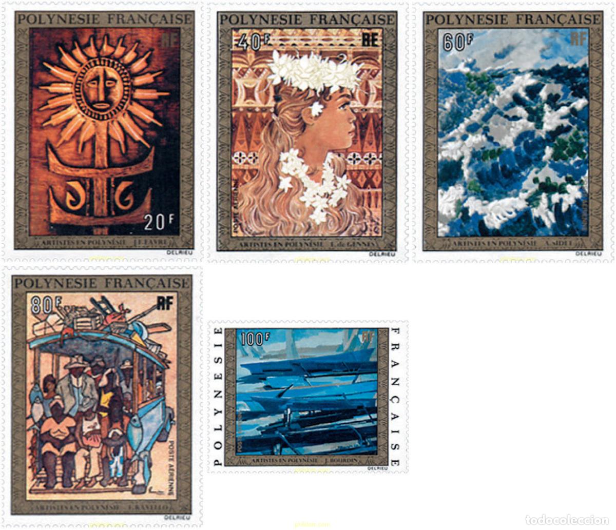 Sellos: 46244 MNH POLINESIA FRANCESA 1973 ARTISTAS DE POLINESIA