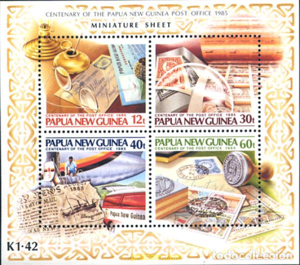 Sellos: 46016 MNH PAPUA NUEVA GUINEA 1985 CENTENARIO DEL SERVICIO POSTAL