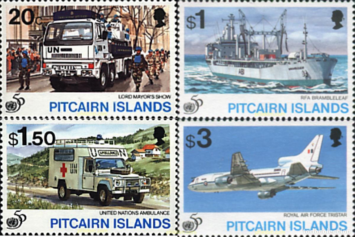 Sellos: 45931 MNH PITCAIRN Islas 1995 50 ANIVERSARIO DE LA ONU