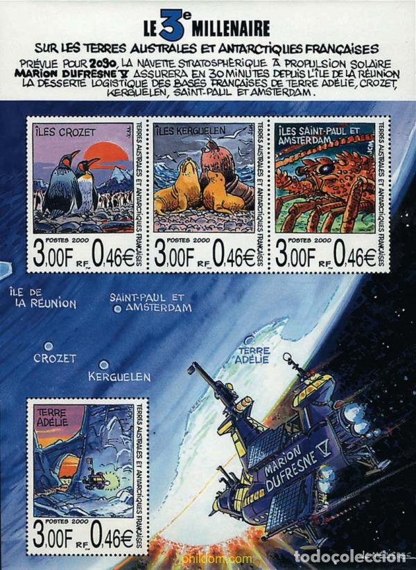 Sellos: 63858 MNH ANTARTIDA FRANCESA 2000 TERCER MILENIO