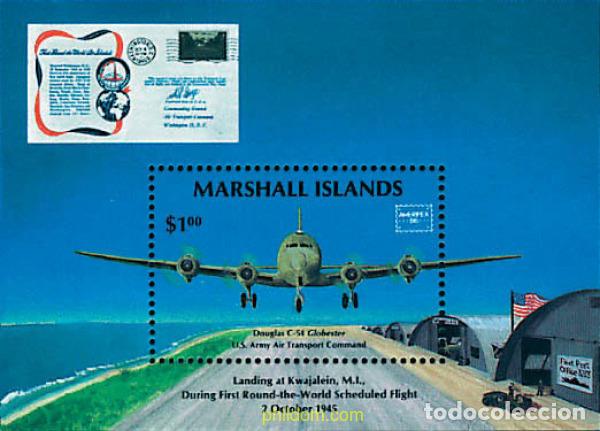 Sellos: 49036 MNH MARSHALL Islas 1986 AMERIPEX 86. EXPOSICION FILATELICA INTERNACIONAL