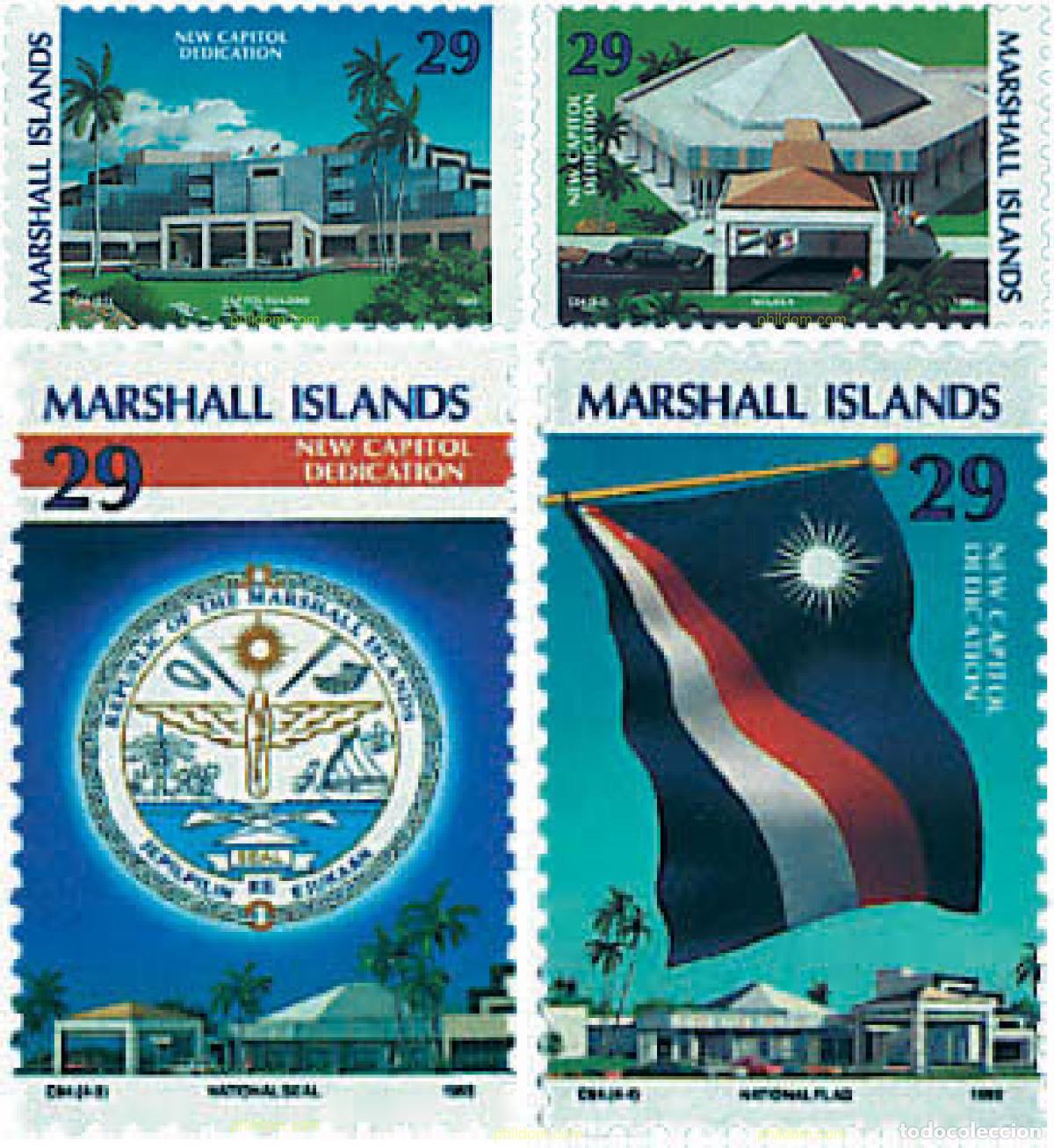 Sellos: 44061 MNH MARSHALL Islas 1993 EL NUEVO CAPITOLIO