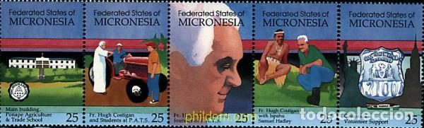 Sellos: 6826 MNH MICRONESIA 1990 25 ANIVERSARIO DE LA ESCUELA DE AGRICULTURA DE PONAPE