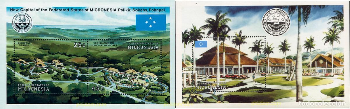 Sellos: 44324 MNH MICRONESIA 1991 LA NUEVA CAPITAL DE LOS ESTADOS FEDERADOS DE MICRONESIA