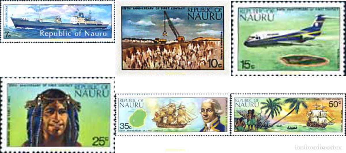 Sellos: 44747 MNH NAURU 1974 175 ANIVERSARIO DEL PRIMER CONTACTO DE NAURU CON EL RESTO DEL MUNDO