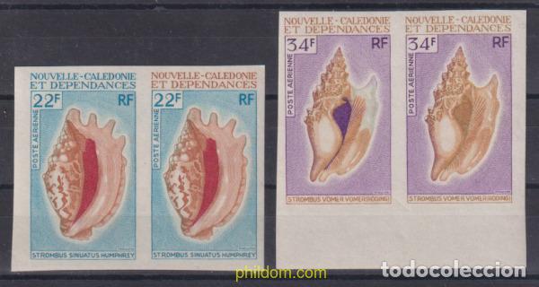 Sellos: 619073 MNH NUEVA CALEDONIA 1970 CONCHAS