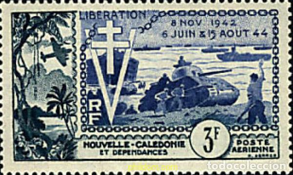 Sellos: 45396 MNH NUEVA CALEDONIA 1954 10 ANIVERSARIO DE LA LIBERACION