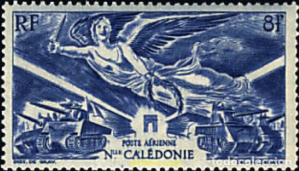 Sellos: 45389 MNH NUEVA CALEDONIA 1946 ANIVERSARIO DE LA VICTORIA