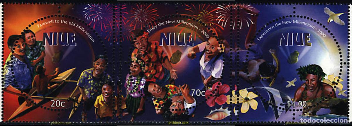 Sellos: 94799 MNH NIUE 1999 A&Ntilde;O 2000